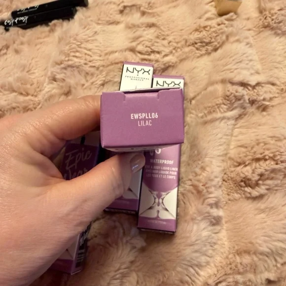 NYX Epic Wear Waterproof Eye & Body Liquid Liner - Lilac NIB - Picture 5 of 8